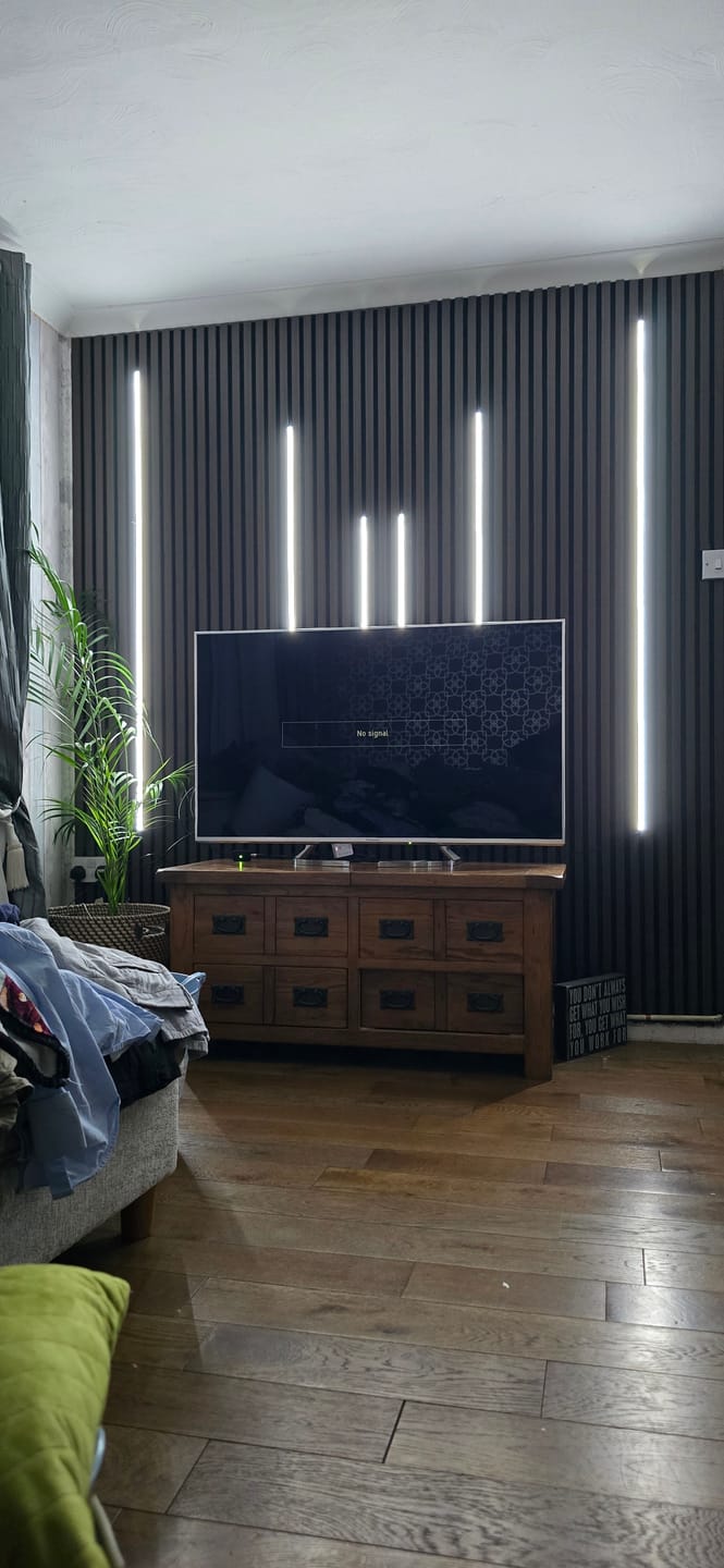 Customer photo review of Wall Panel LED Lighting Strip Kit