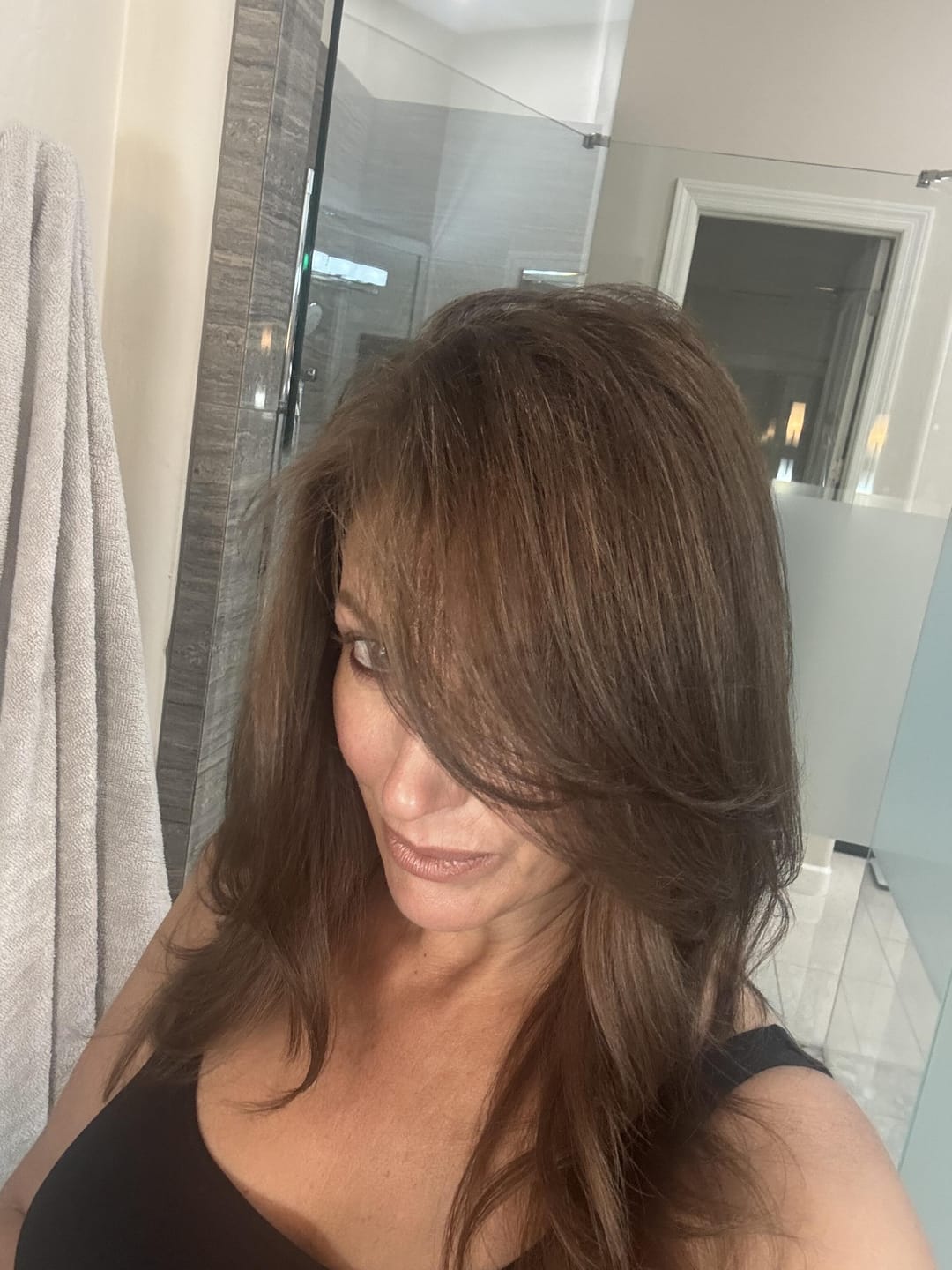 Customer photo review of GDS Hair Dye Shampoo — Grey Coverage in 3 Minutes