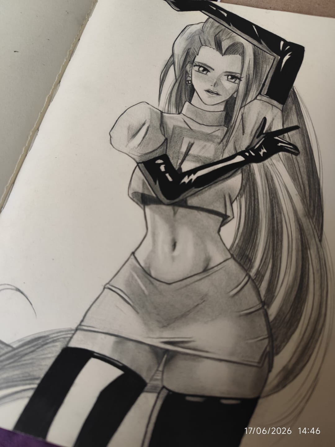 Customer photo review of Sakura Sketch Note Book - Sketchbook Papel Blanco/Crema 80 Hojas, 140 g/m2