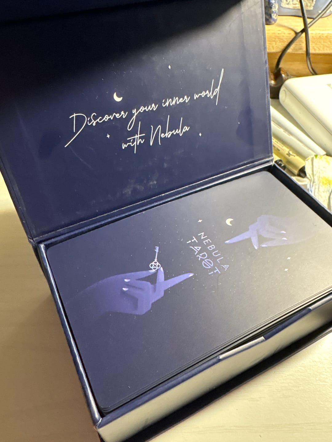 Customer photo review of NEBULA Tarot Deck