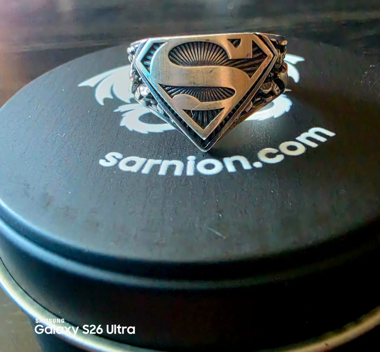 Customer photo review of Superman Ring