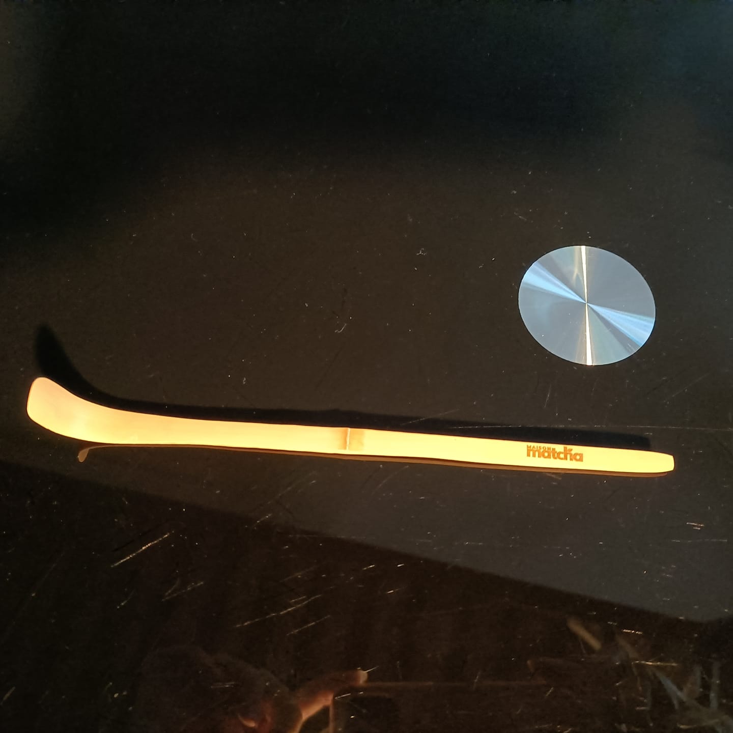 Customer photo review of Cuillère à matcha en bambou
