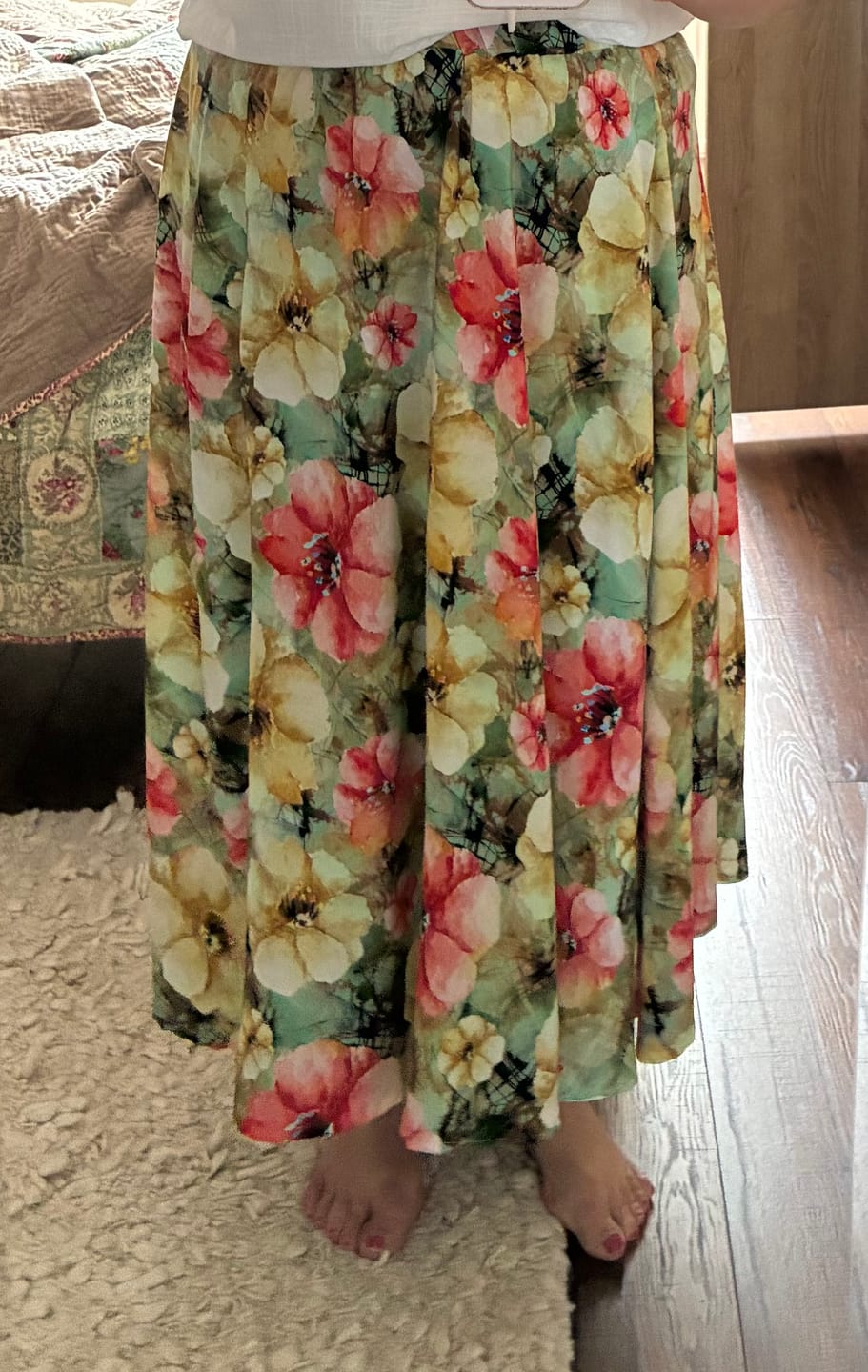 Customer photo review of Soft Symphony Viscose Poplin Fabric
