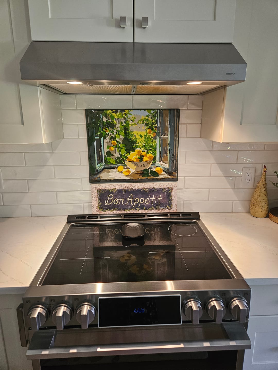 Customer photo review of Lemon Bowl at the Window | Paint by Number