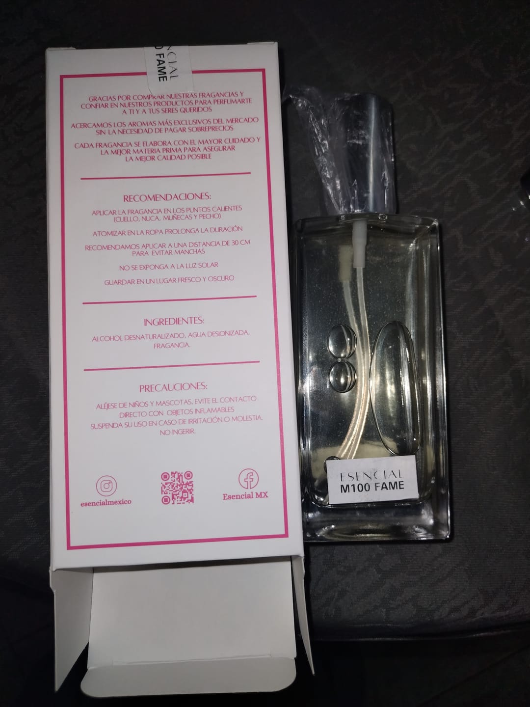 Customer photo review of M100 Inspirado en: Fame - Paco Rabanne