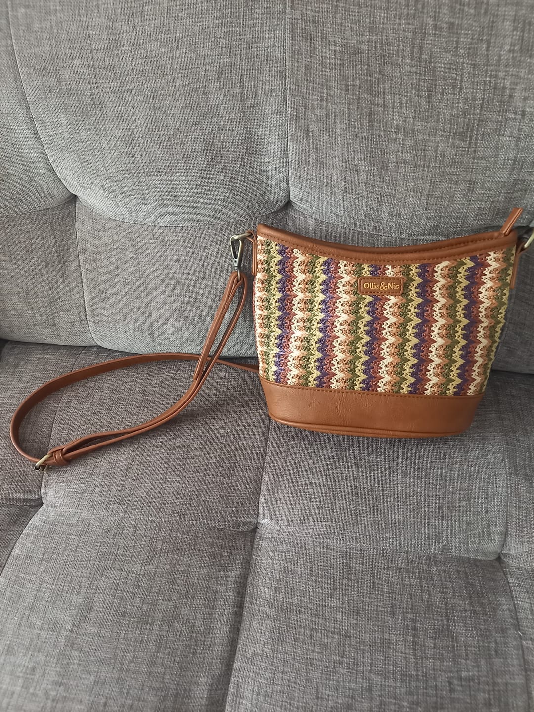 Customer photo review of Laurie Mini Scoop Bucket - Olive Mix