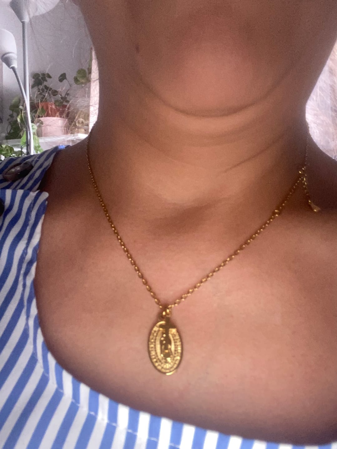Customer photo review of Collar Virgen de Guadalupe