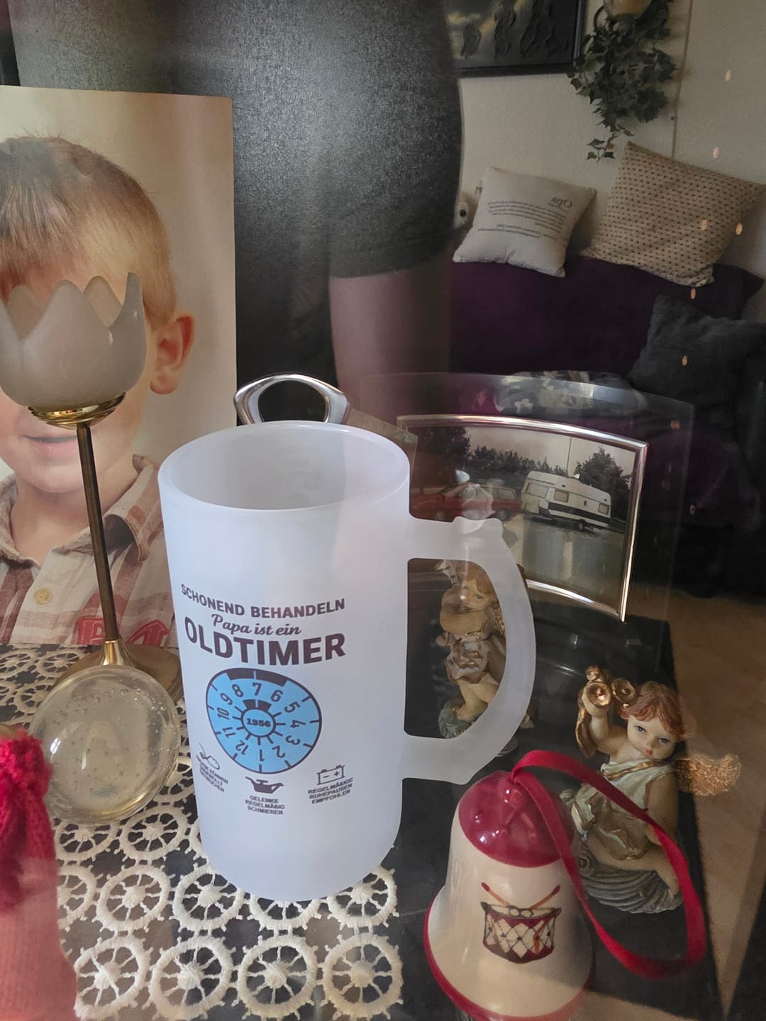 Customer photo review of OLDTIMER - Personalisierbarer Bierkrug