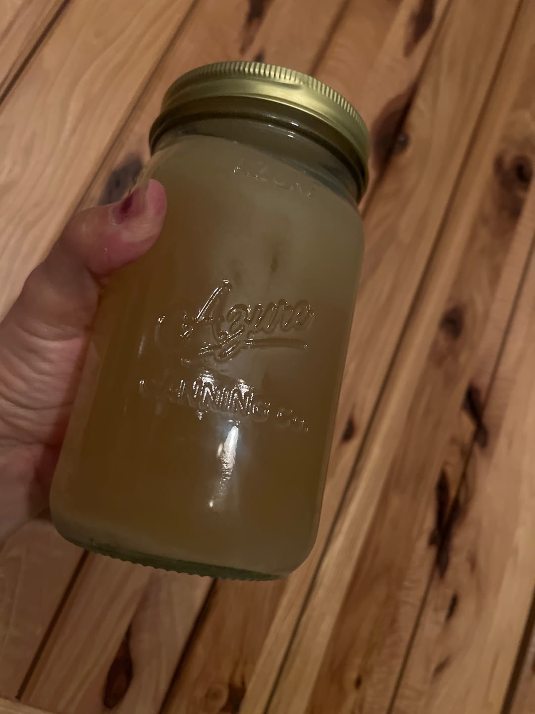 Customer photo review of Bulk Wide Mouth Canning Lids - 60 Pack
