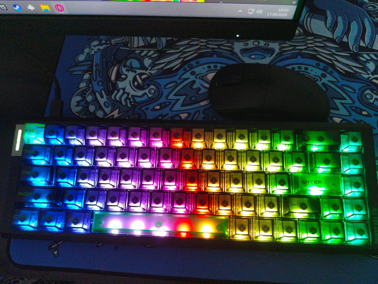 Customer photo review of ATK RS6 Air Klavye (Manyetik Switch / HE)