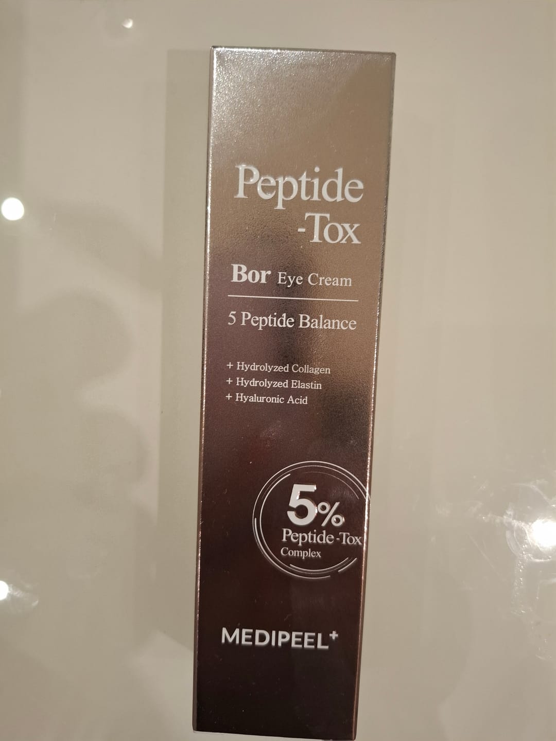 Customer photo review of Liftinga krēms ādai ap acīm ar peptīdu kompleksu Medi-Peel Peptide Bor Tox Eye Cream