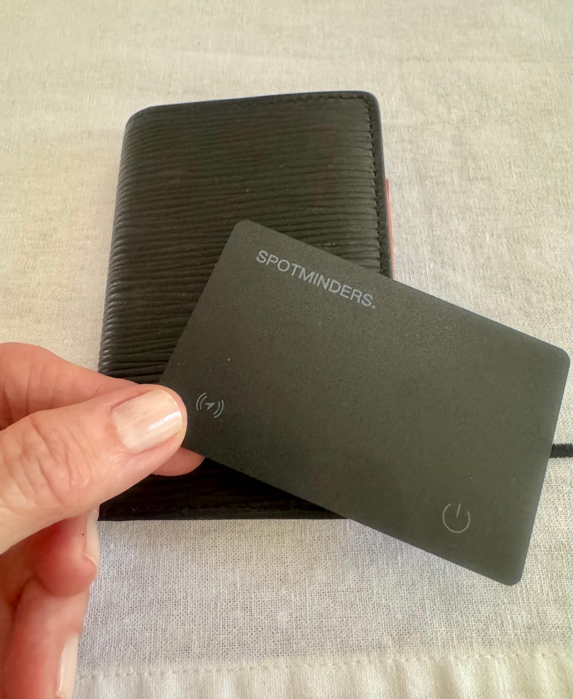 Customer photo review of SPOTMINDERS. Tracking Card