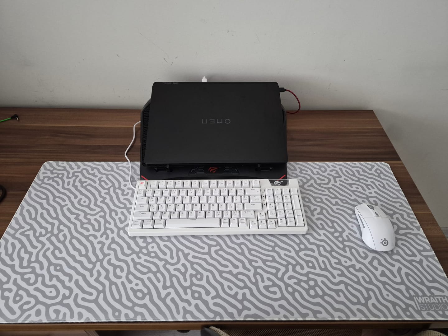 Customer photo review of Wraith Studio Jungle Maze Deskmat