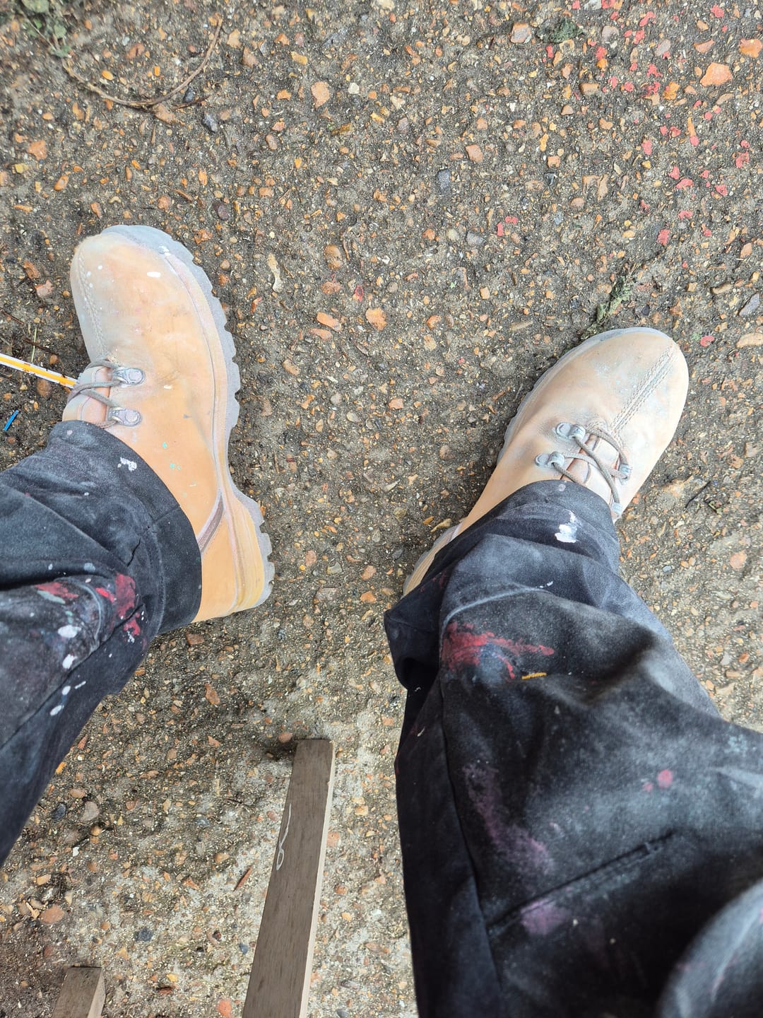 Customer photo review of Timberland Pro Splitrock XT Composite Safety Toe Work Boot S3 Wheat