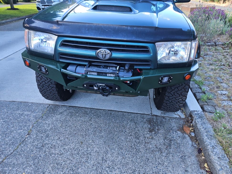 Customer photo review of OPENROAD 12,000lbs Electric Winch with Synthetic Rope-Panther Series 3S