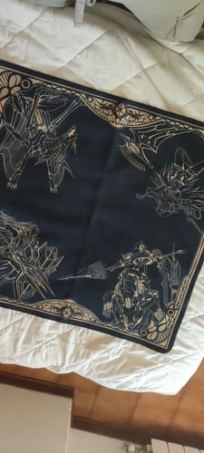 Customer photo review of Orchestra of Death 2-Player Cloth Playmat