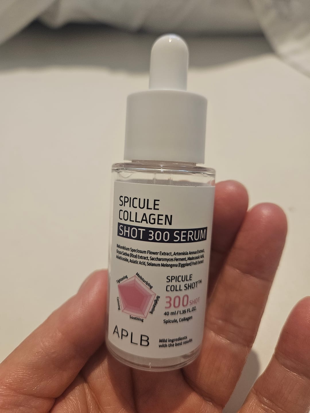 Customer photo review of Liftinga serums ar mikroadatām APLB Spicule Collagen Shot 300 Serum
