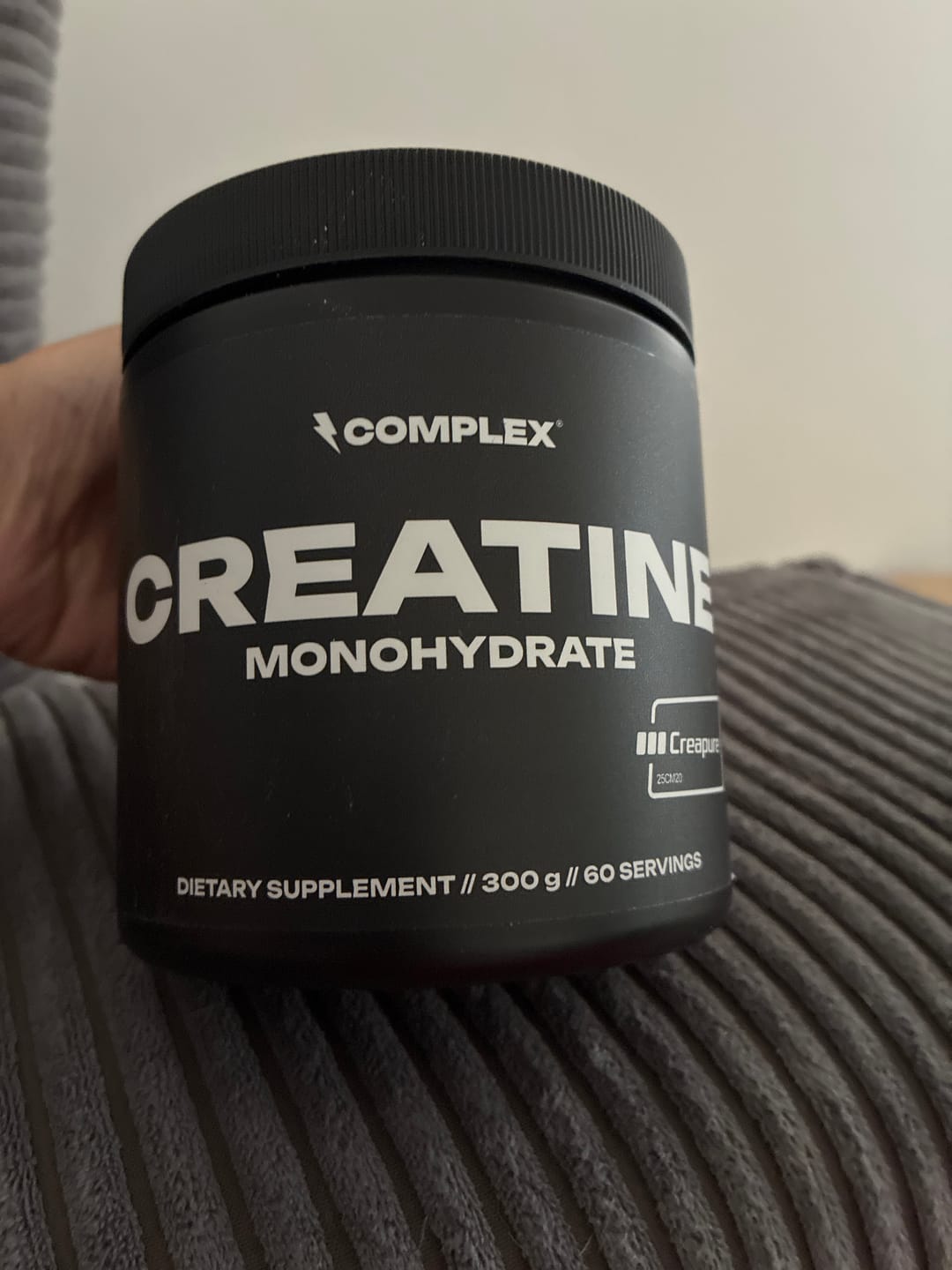 Customer photo review of Creatine Monohydrate