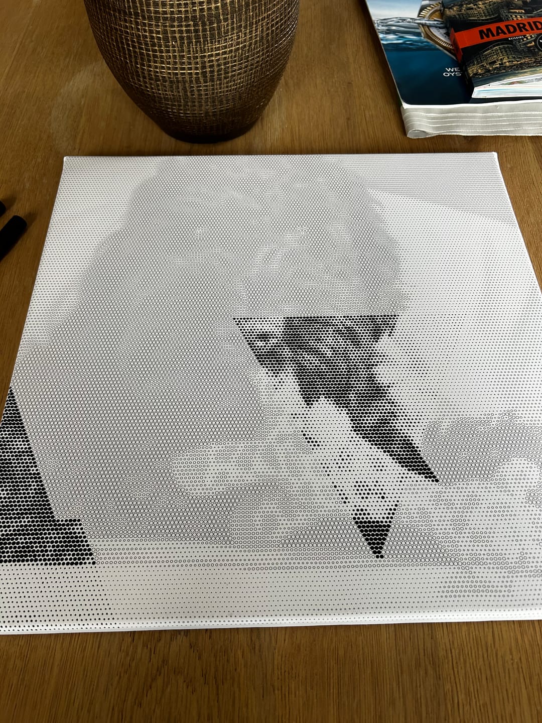Customer photo review of Dot painting van eigen foto - gemaakt in Nederland