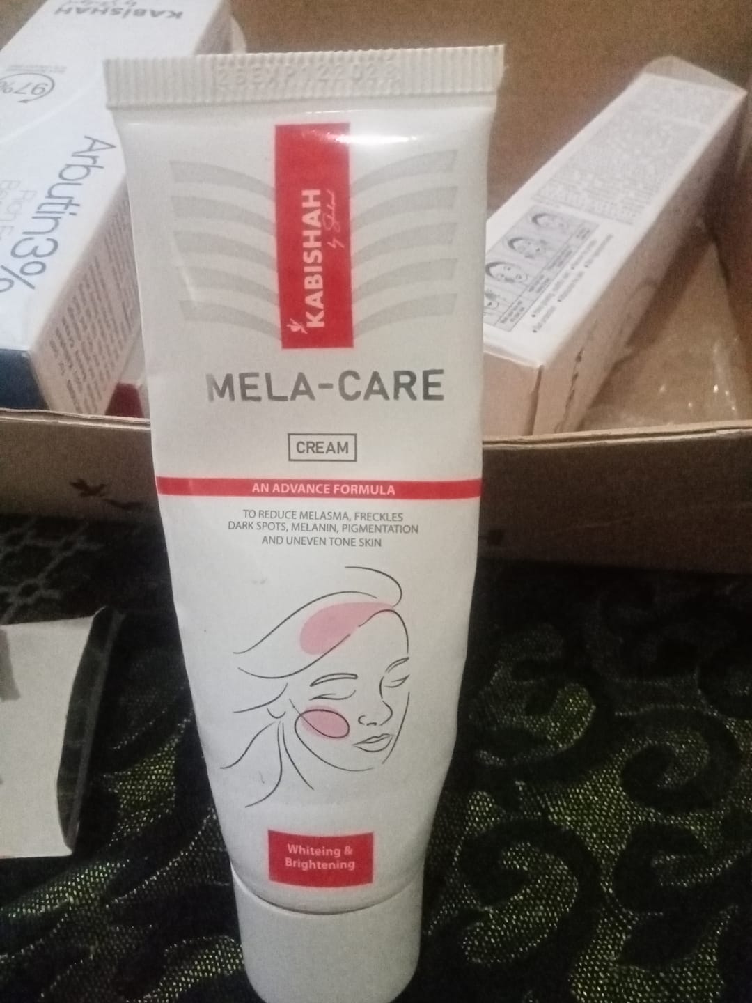 Customer photo review of Pigmentation Bundle: Face Wash & Melasma Cream Duo