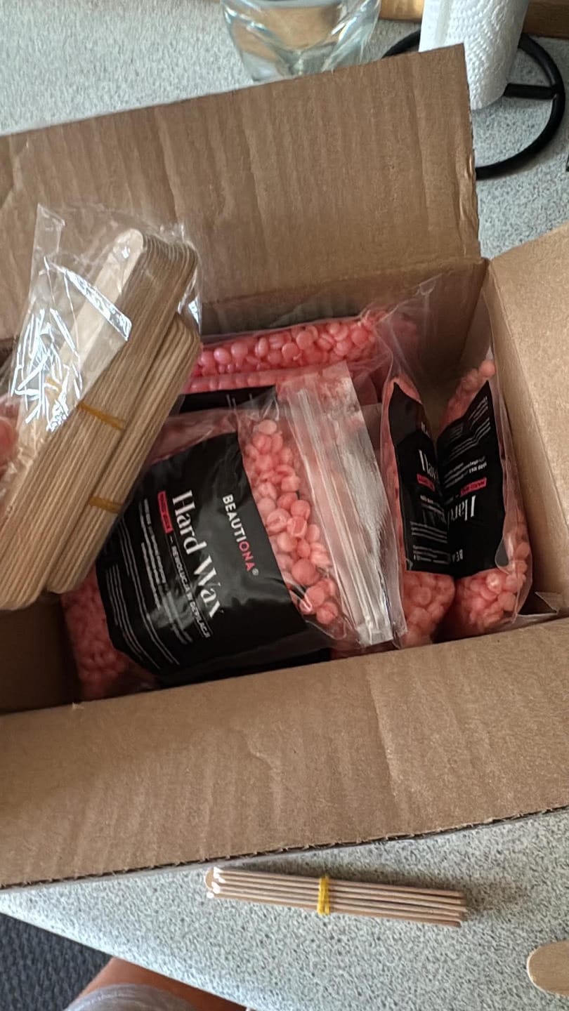 Customer photo review of Voksperler 10-pak Hindbær