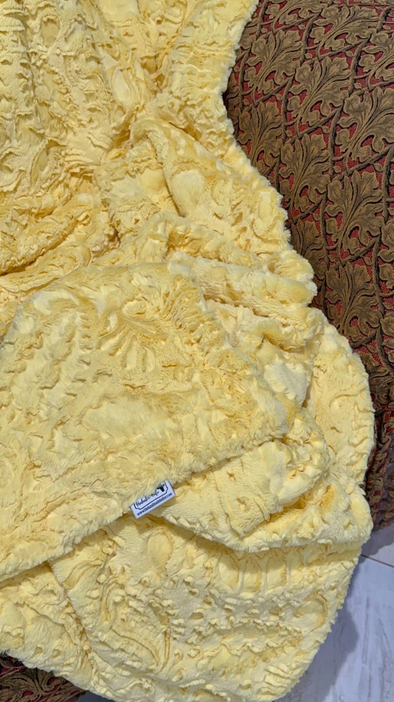 Customer photo review of The Gold Buckle Paisley Blanket