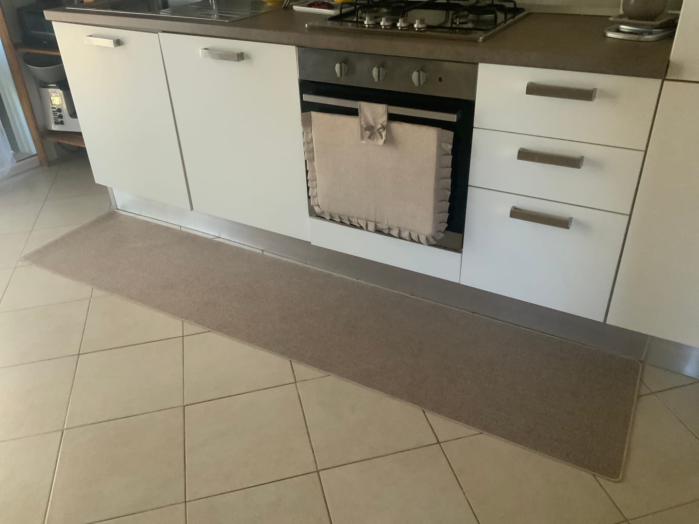 Customer photo review of Copriforno e Coprifornello rettangolare Imbottito e Lavabile linea Melange Set 1+1