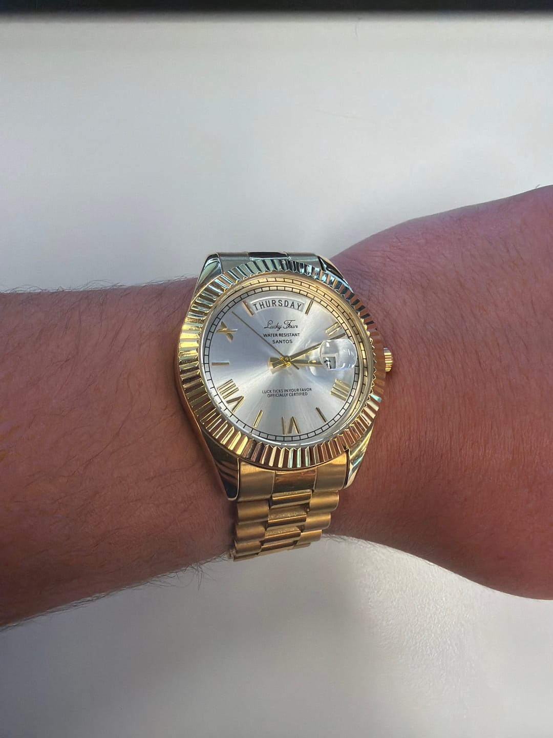 Customer photo review of Lucky Fours® Santos