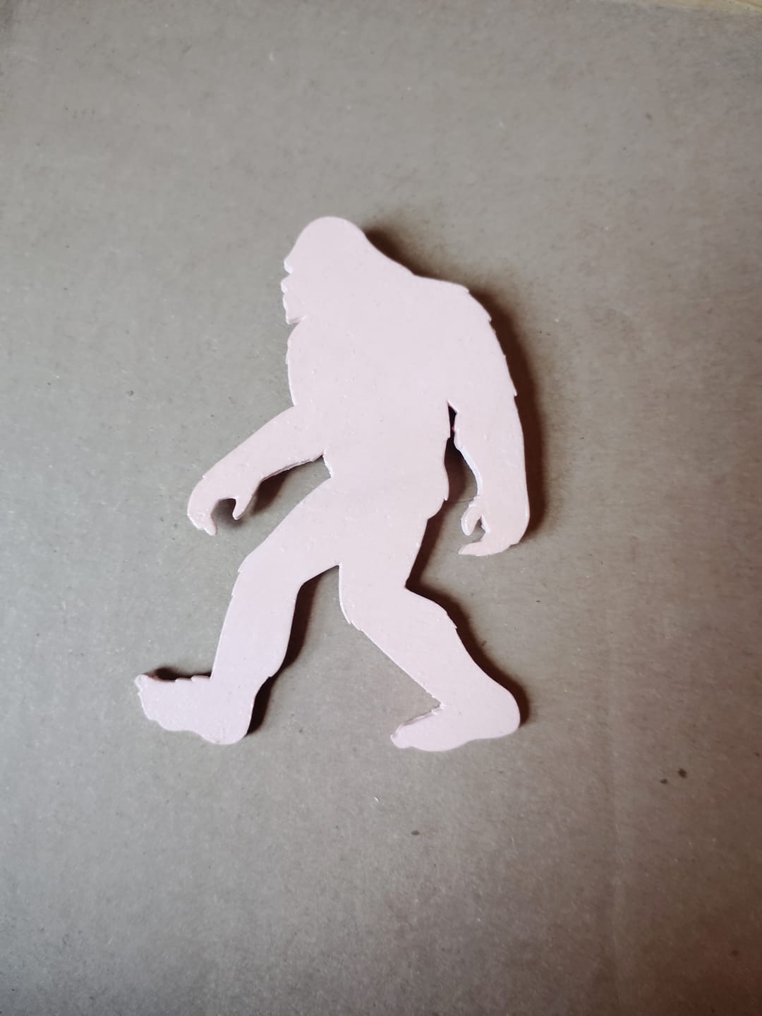 Customer photo review of Unfinished Wood Bigfoot Sasquatch Silhouette - Craft- up to 46" DIY