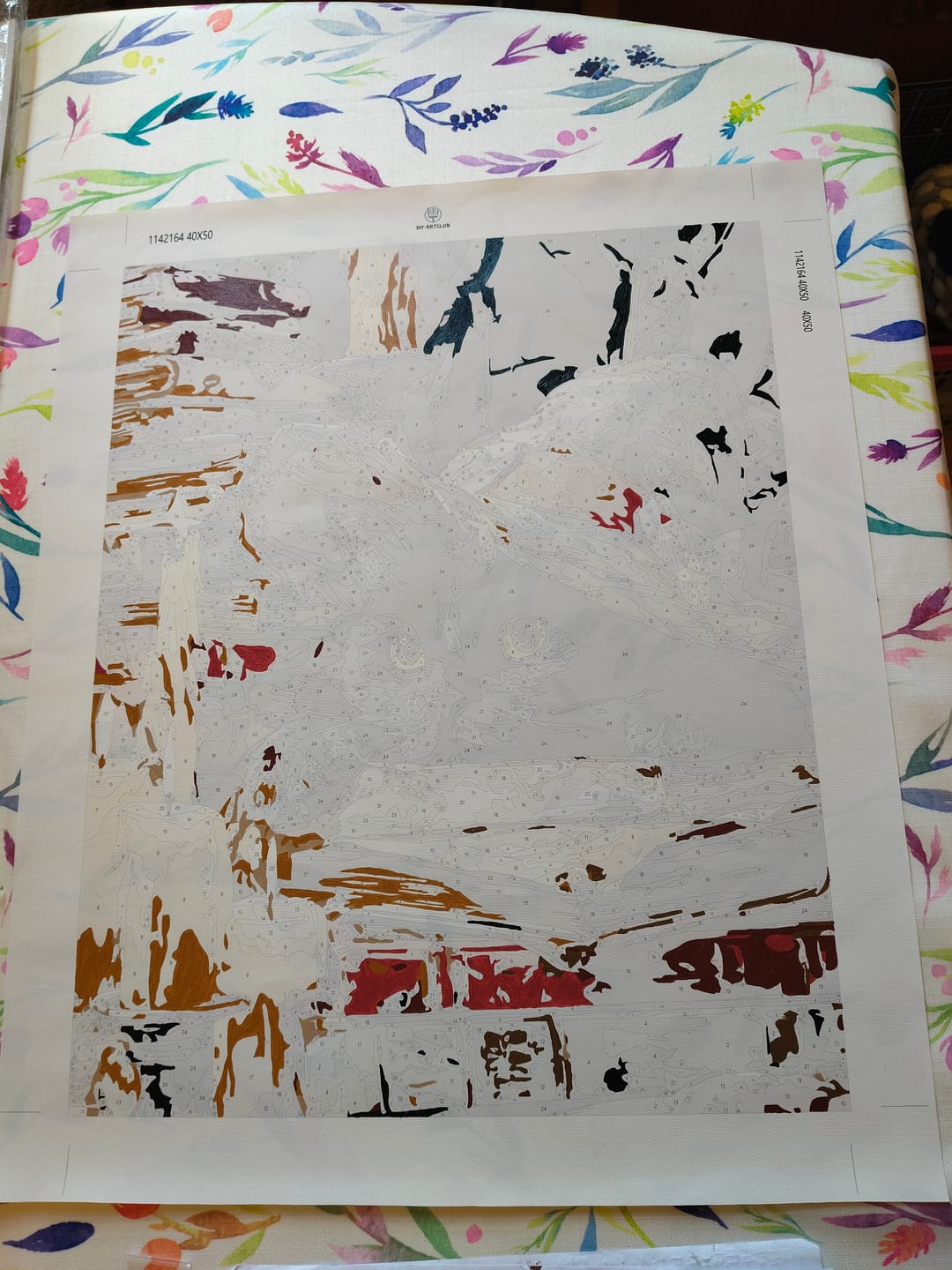 Customer photo review of Spells keeper | Paint by Number