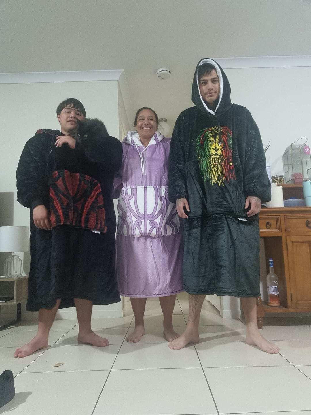 Customer photo review of EXTRA LONG ADULT BLANKET HOODIE - WAIPOROPORO
