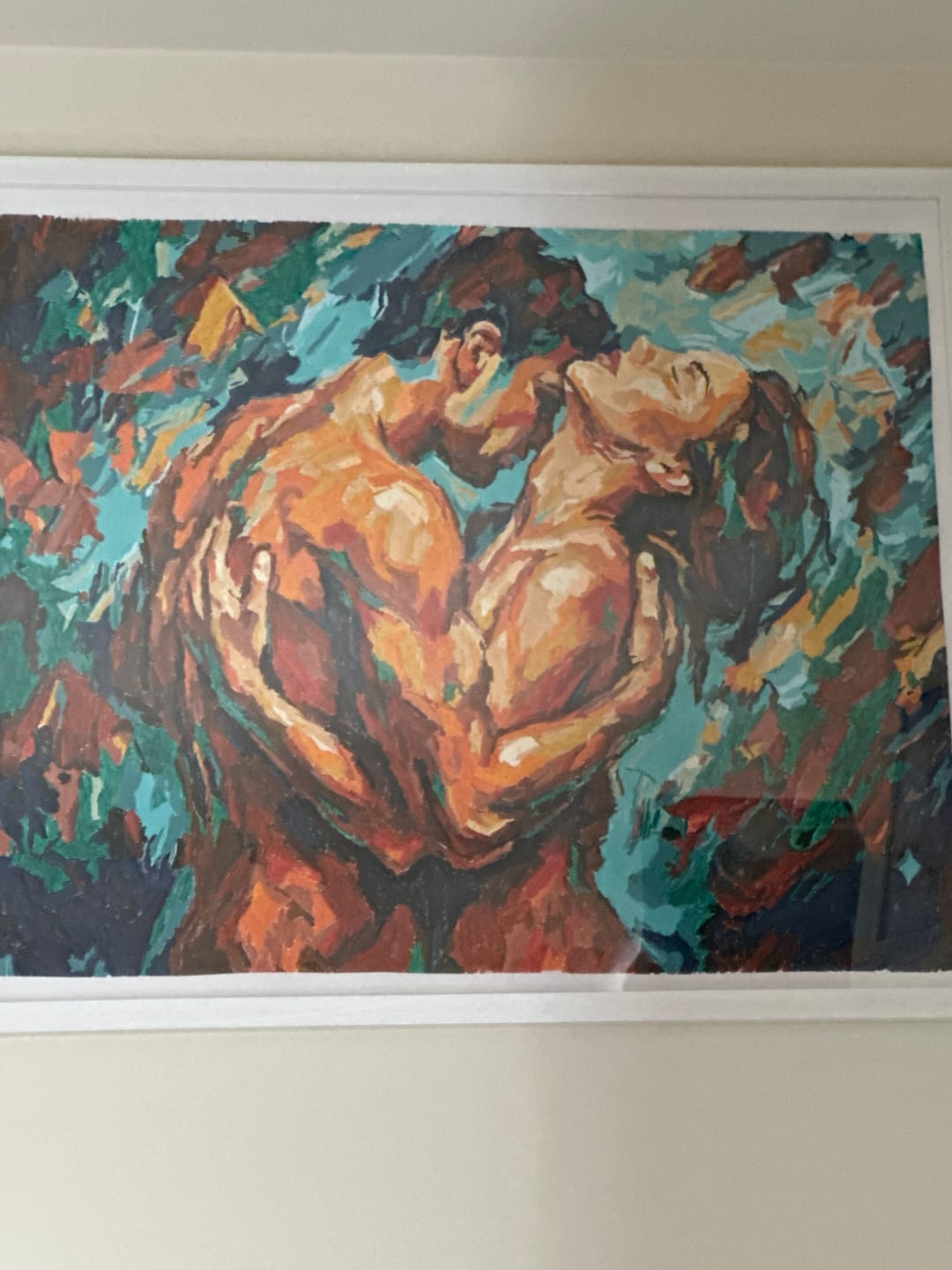 Customer photo review of Entangled | Paint by Number