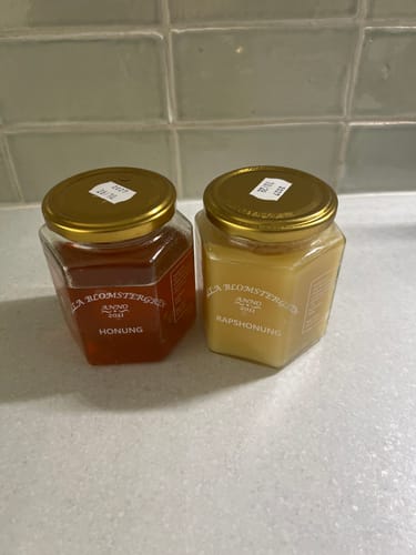 Customer photo review of Flytande honung 500 g – Svensk honung direkt från biodlare