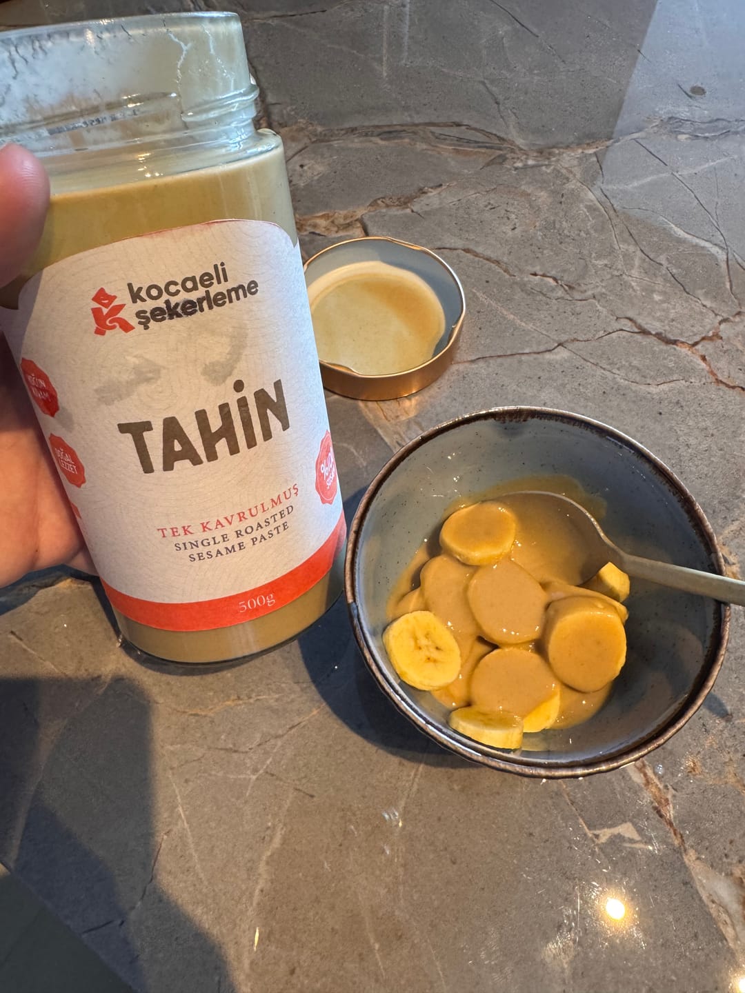 Customer photo review of Tek Kavrulmuş Tahini 500 g