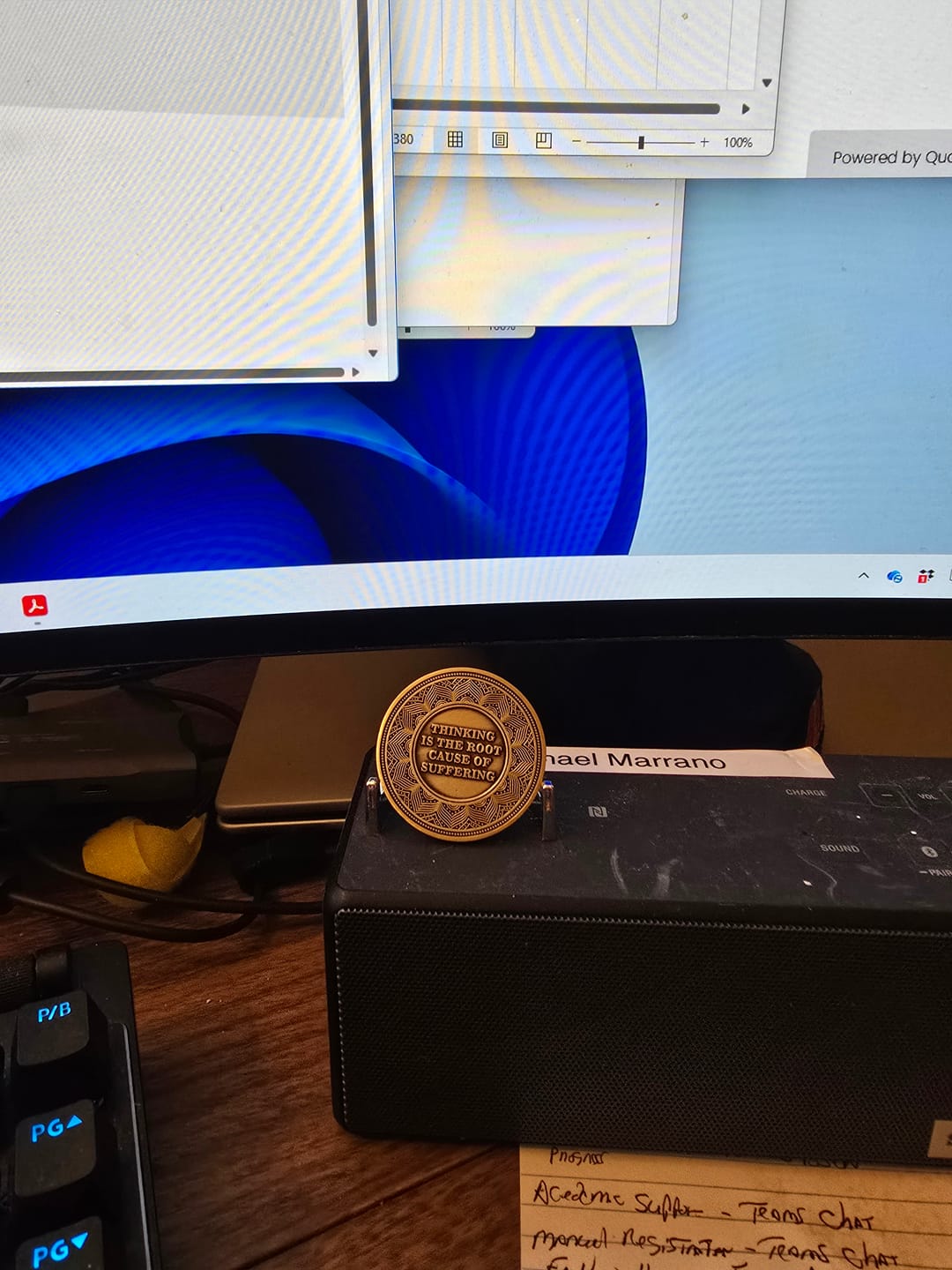 Customer photo review of Inner Peace Coin