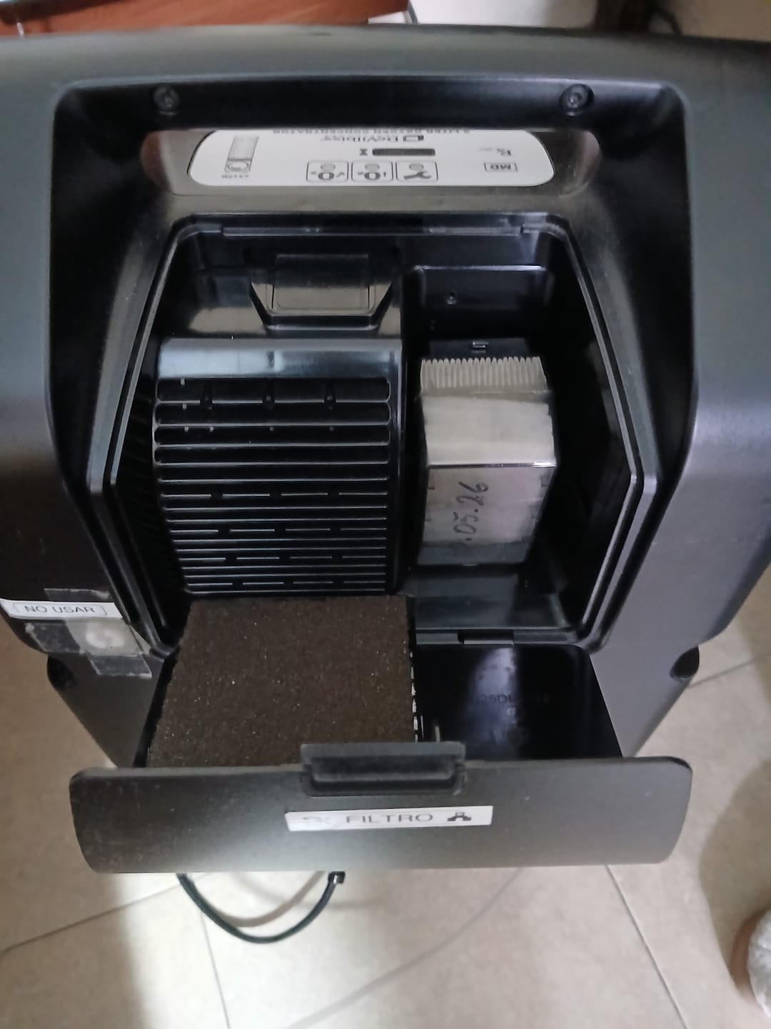 Customer photo review of Sunset Healthcare Extended Life Bacteria Filter w/Muffler