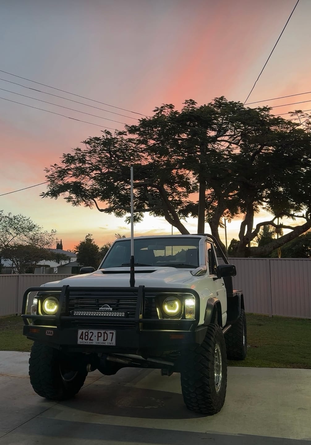 Customer photo review of 7" 'Angry Eye' Bi-LED Headlights