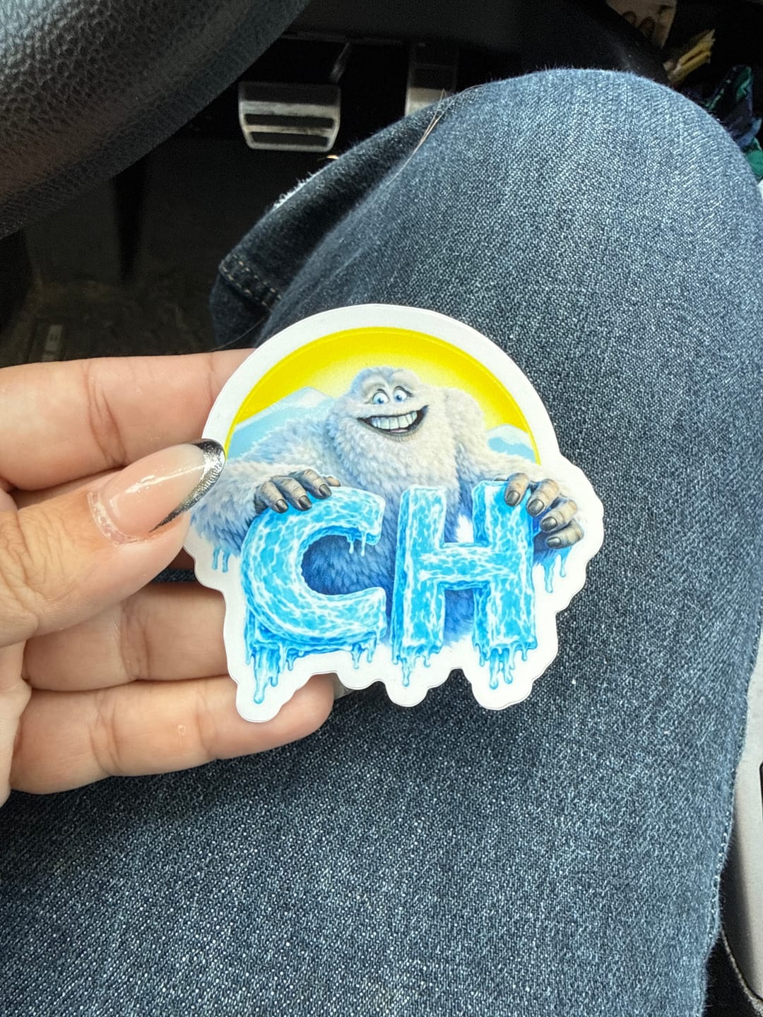 Customer photo review of Stickers Custom Cut (Premium)