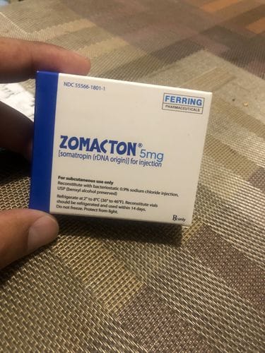 Customer photo review of ZOMACTON | Hormona de crecimiento (Somatropina) 15ui