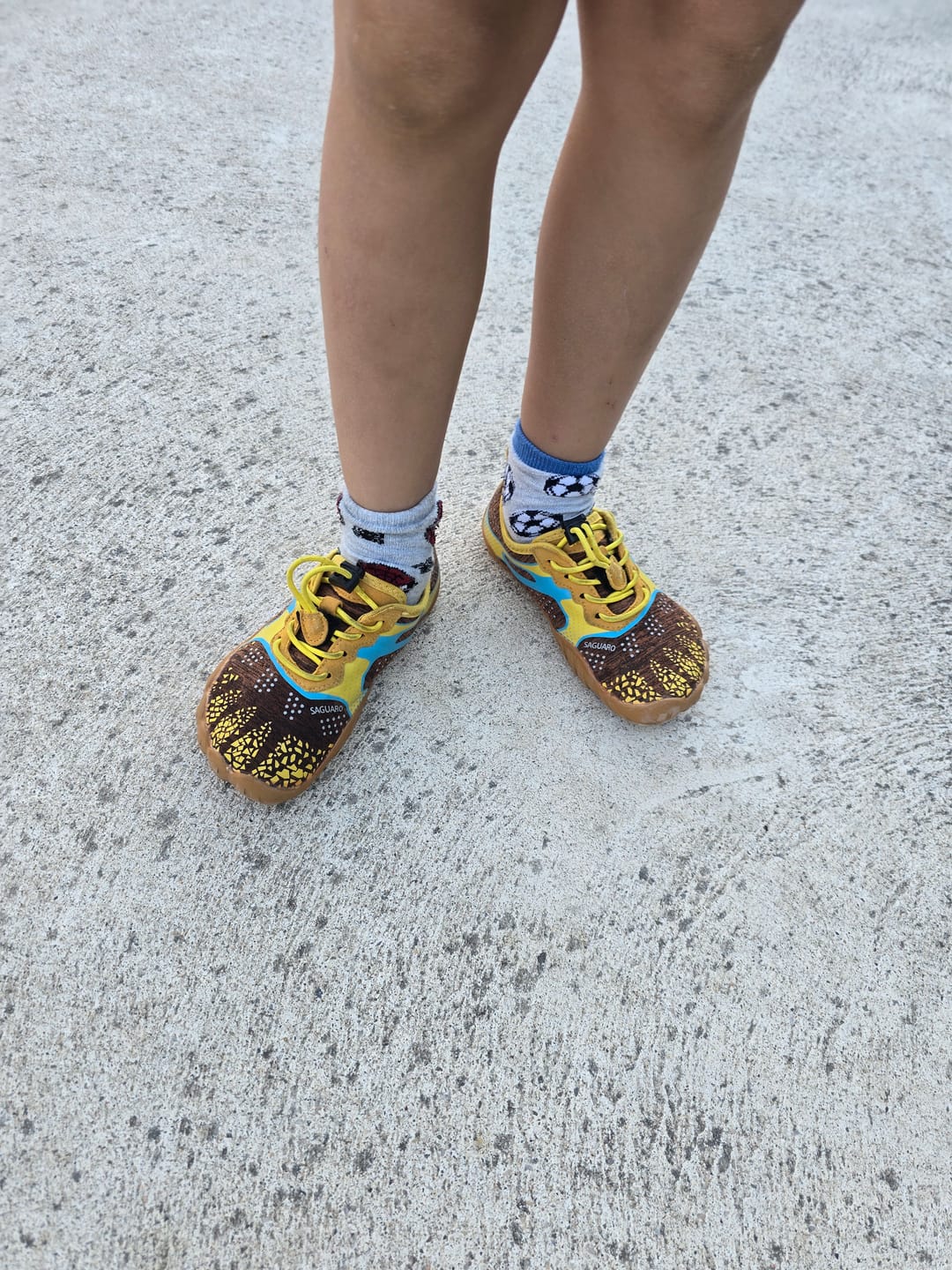 Customer photo review of Niños Fast Ⅰ - Zapatos Barefoot