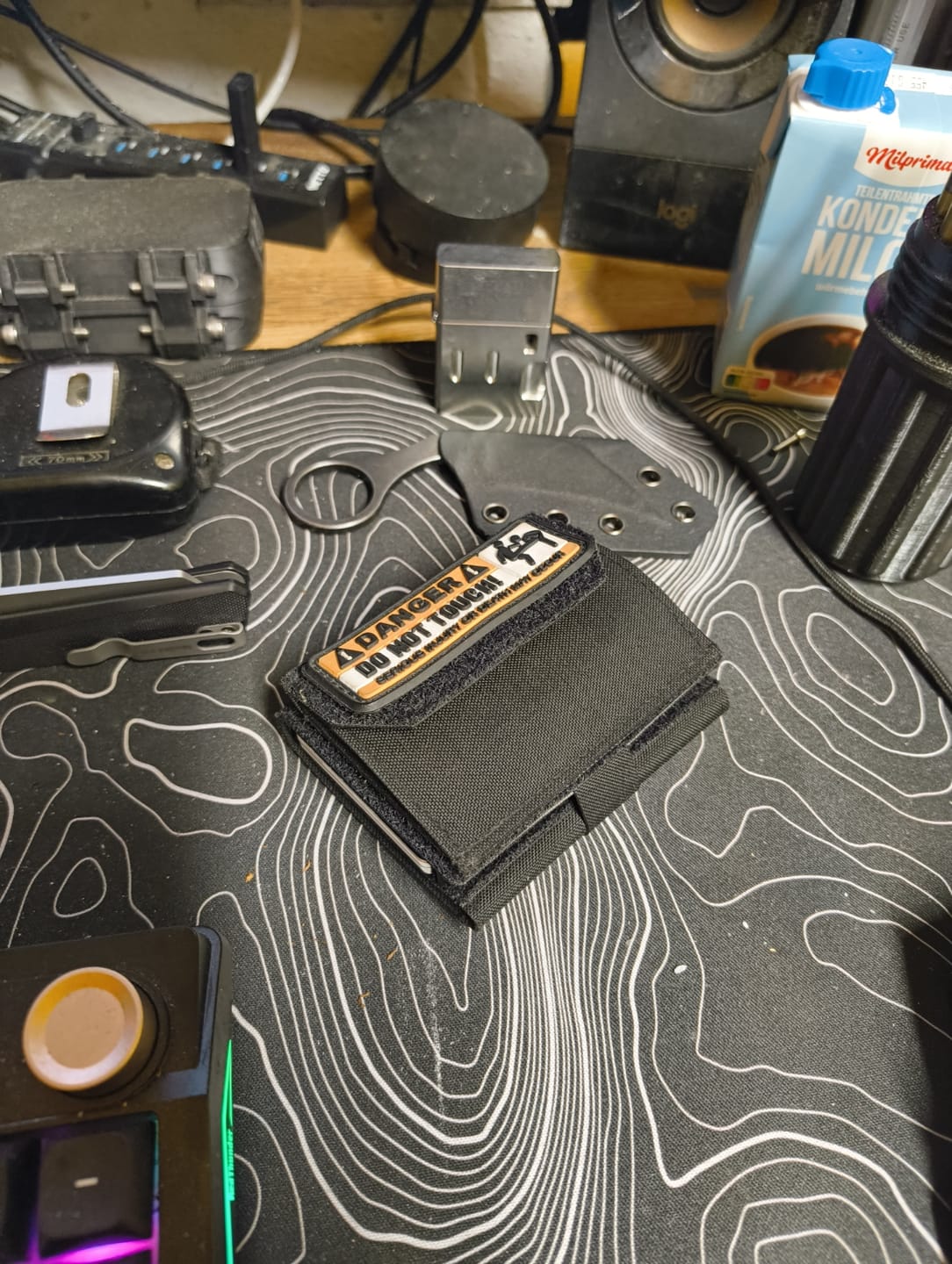 Customer photo review of Tactical Wallet Münzfach - Schwarz