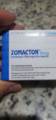 Customer photo review of ZOMACTON | Hormona de crecimiento (Somatropina) 15ui
