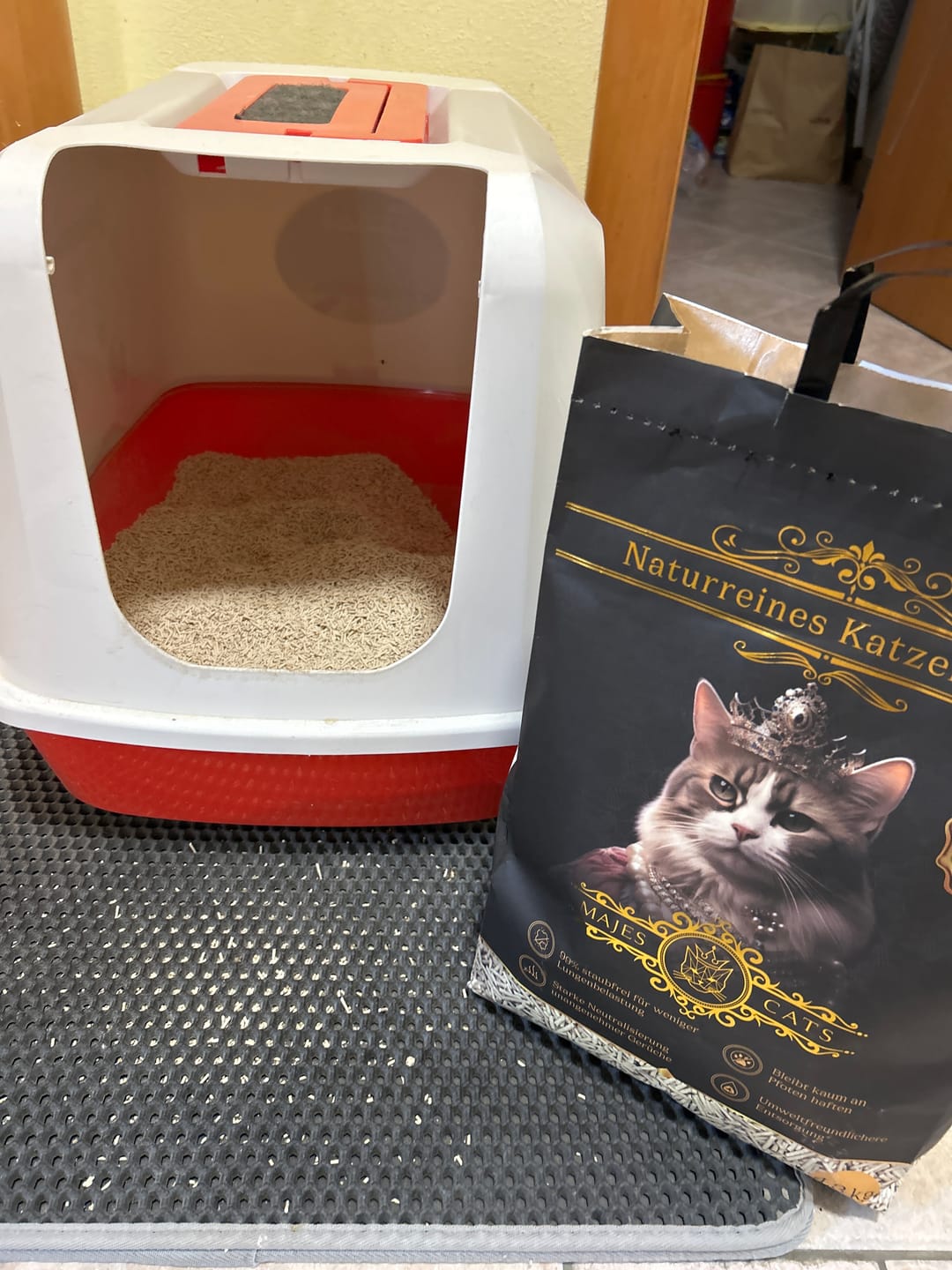 Customer photo review of Katzenstreu 2+1 Aktion