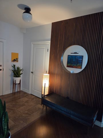 Customer photo review of Rocketlamp | Floor Lamp | Black Walnut