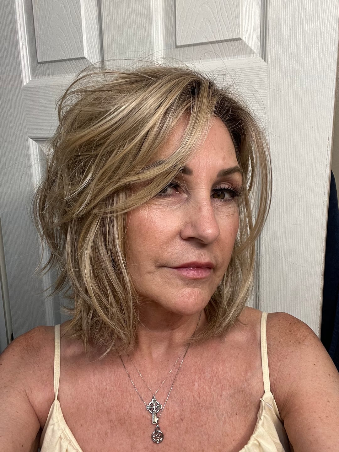 Customer photo review of TAKING FLIGHT - Sunlit Beige Blonde