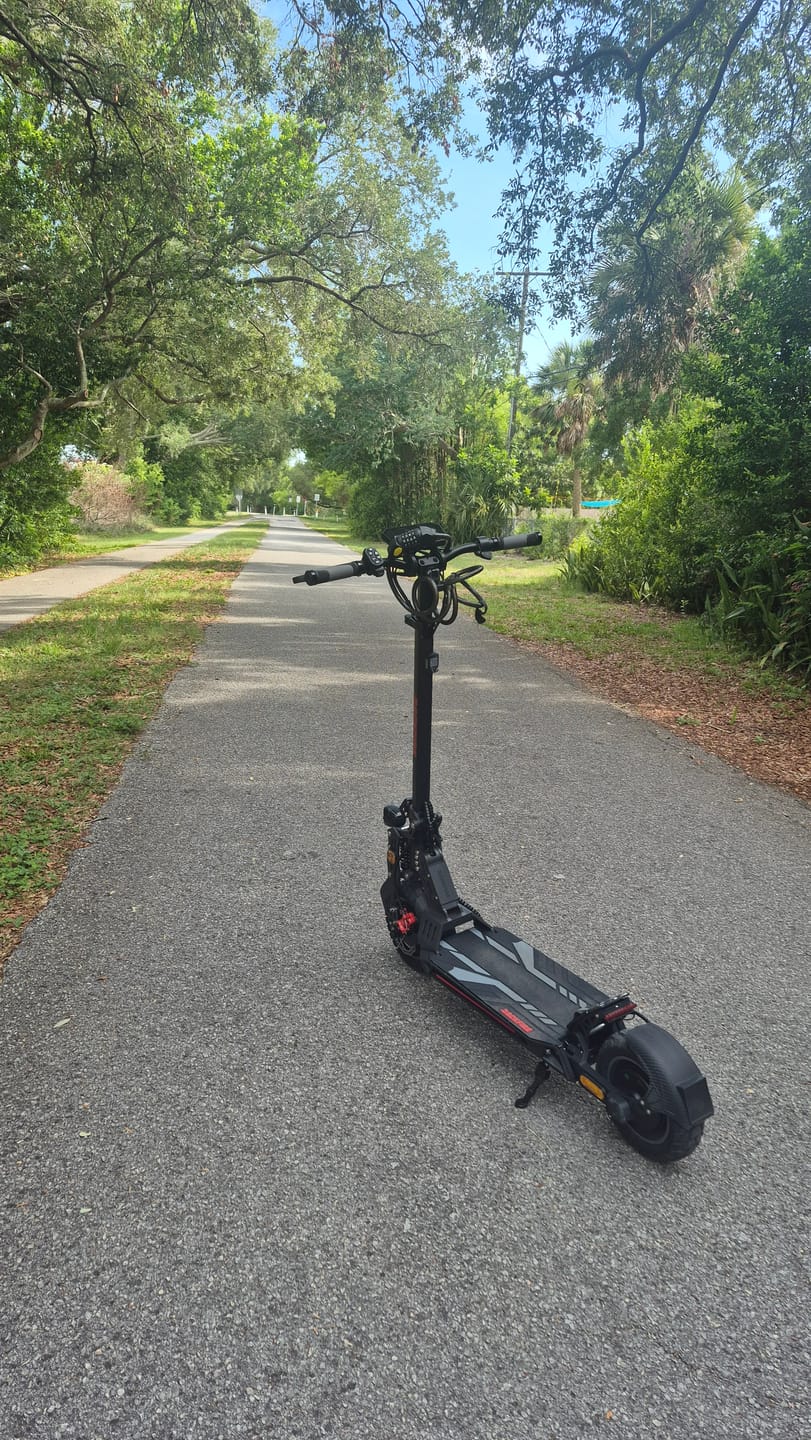 Customer photo review of Backfire M8 Electric Scooter with GPS and Samsung Battery