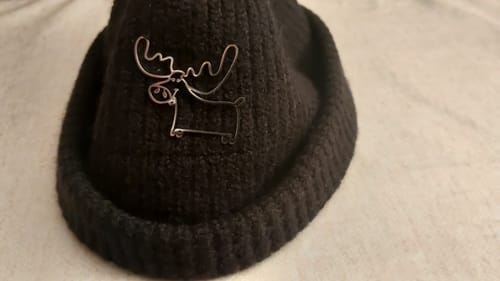 Customer photo review of Personalized Child Drawing Necklace or Keychain