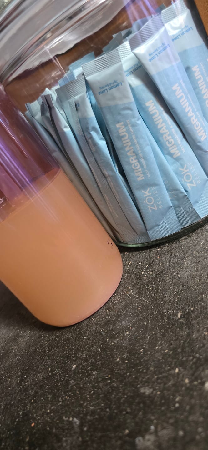 Customer photo review of Migranium Daily - World’s 1st Anti-Migraine Super Formula for Headaches + Brain Fog + Stress