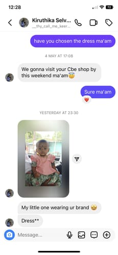 The Nesavu customer review from Kiruthika Selvi