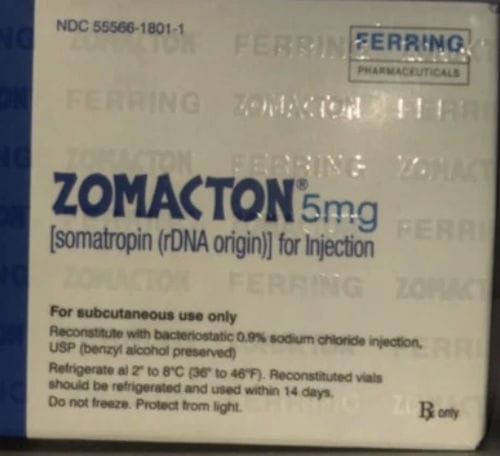 Customer photo review of ZOMACTON | Hormona de crecimiento (Somatropina) 15ui